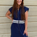 Sporty Chic Mini Dress