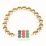 Mahjong Stretch Beaded Bracelet | Dots