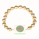 Mahjong Stretch Beaded Bracelet | Flower