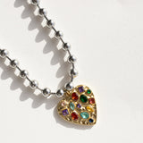 Confetti Heart Necklace || BELJOY