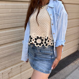 RISEN High Rise Denim Skort