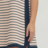 Striped Sleeveless Mini Dress