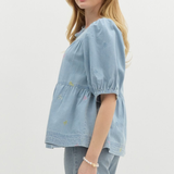Sweet Bows Peasant Top