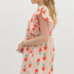 Flutter Sleeve Mini Dress