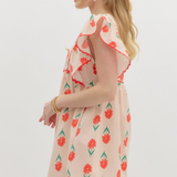 Flutter Sleeve Mini Dress