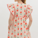Flutter Sleeve Mini Dress