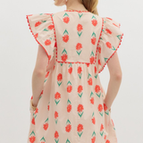 Flutter Sleeve Mini Dress