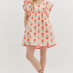 Flutter Sleeve Mini Dress