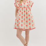 Flutter Sleeve Mini Dress