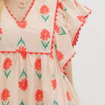 Flutter Sleeve Mini Dress
