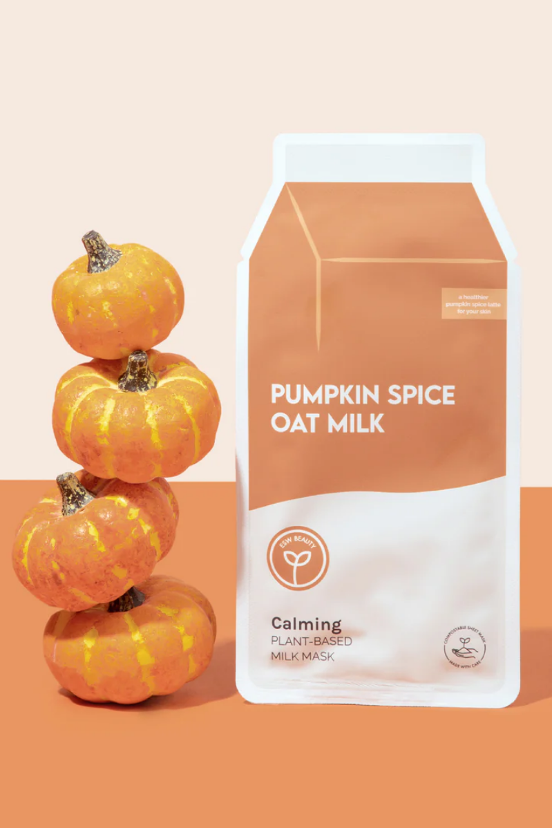 Pumpkin Spice Oat Milk Calming Plant-Based Milk Mask