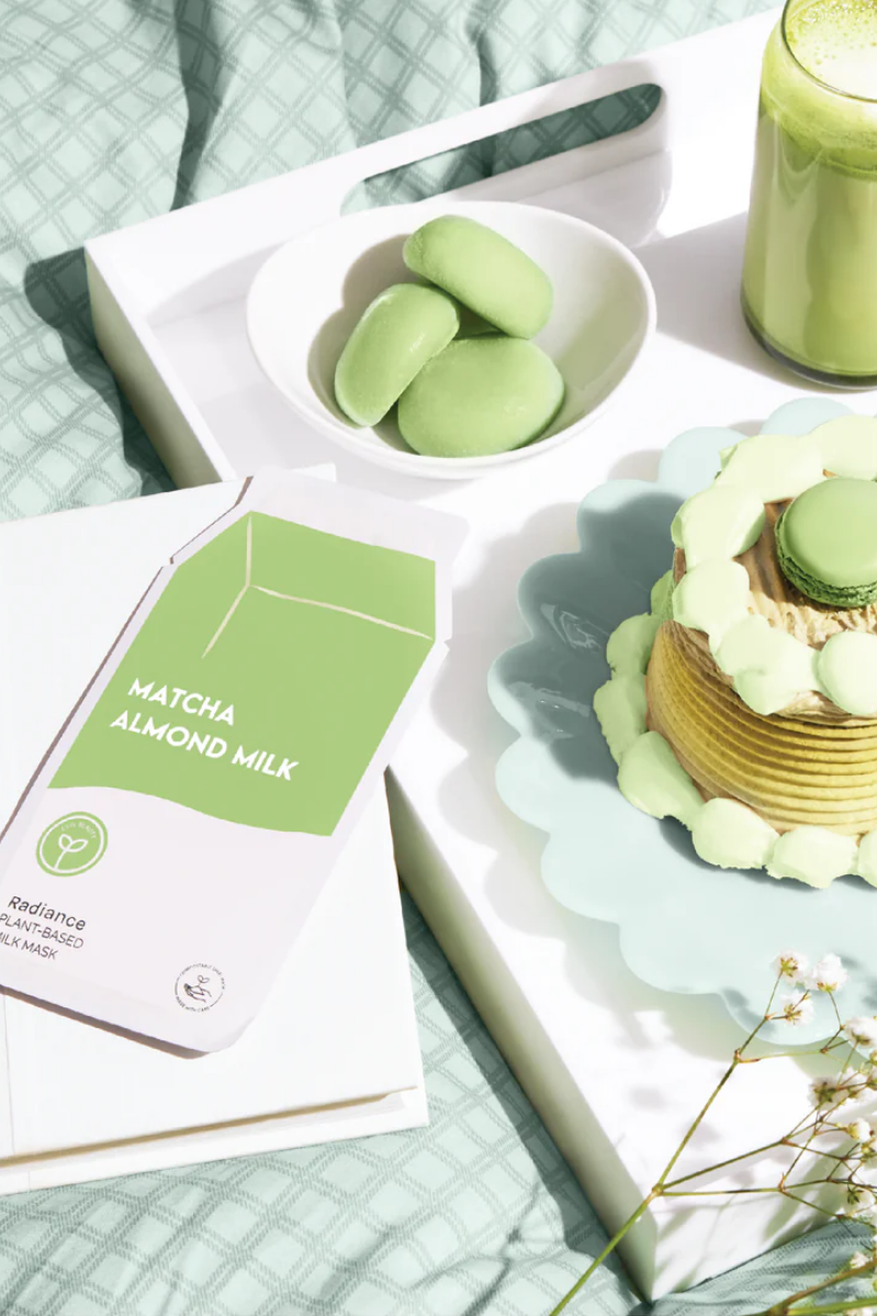 Matcha Almond Milk Mask