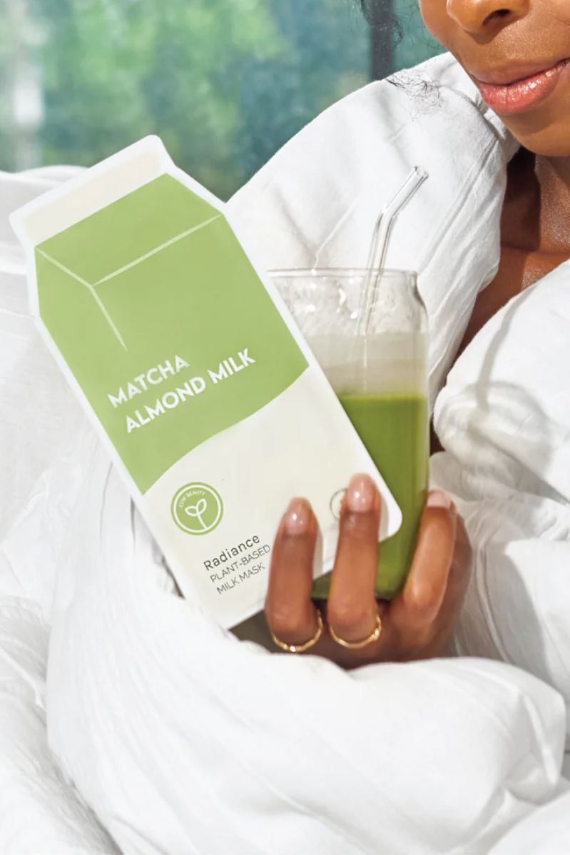 Matcha Almond Milk Mask