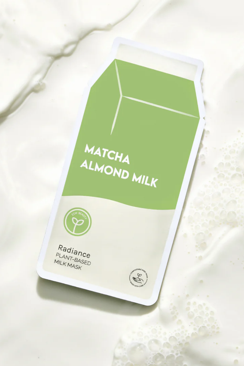 Matcha Almond Milk Mask
