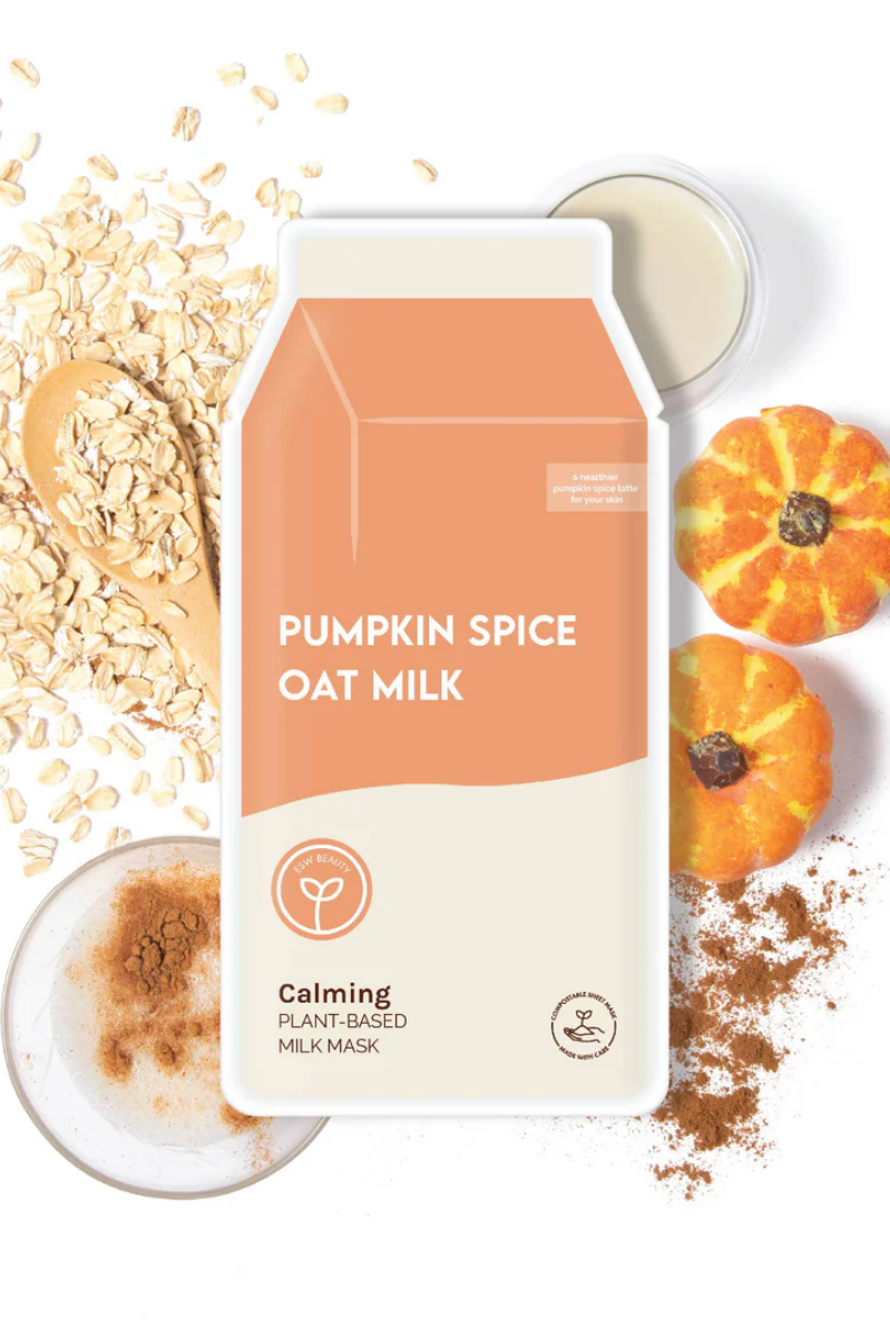 Pumpkin Spice Oat Milk Calming Plant-Based Milk Mask