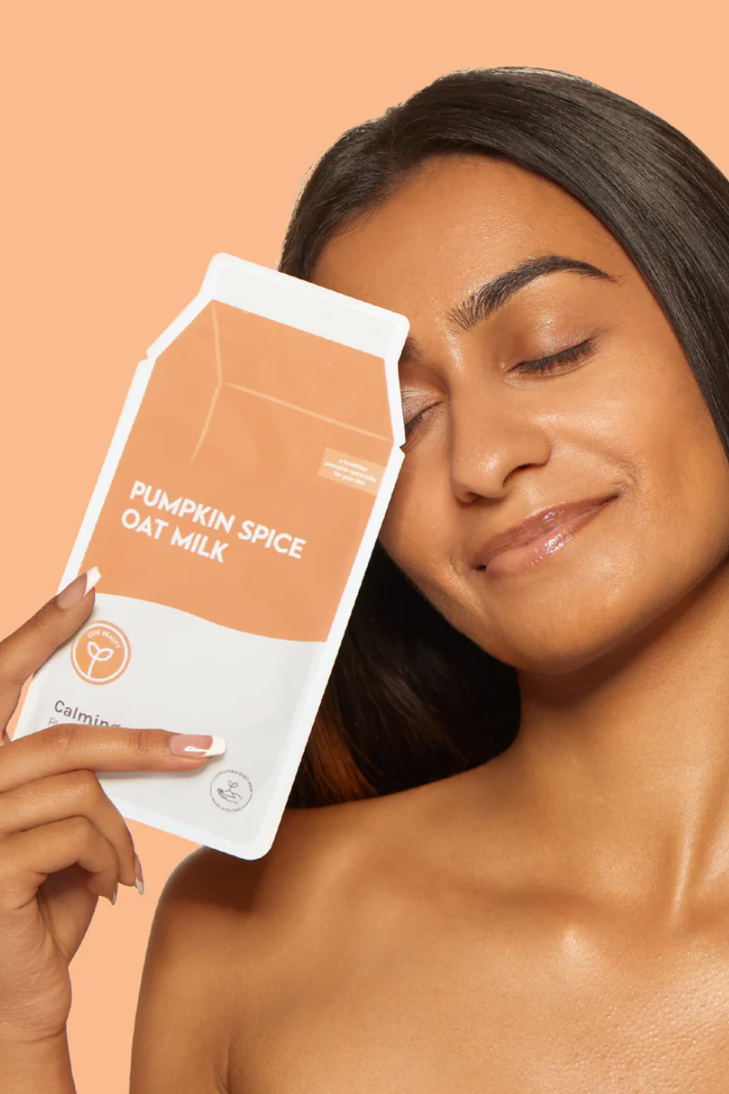 Pumpkin Spice Oat Milk Calming Plant-Based Milk Mask