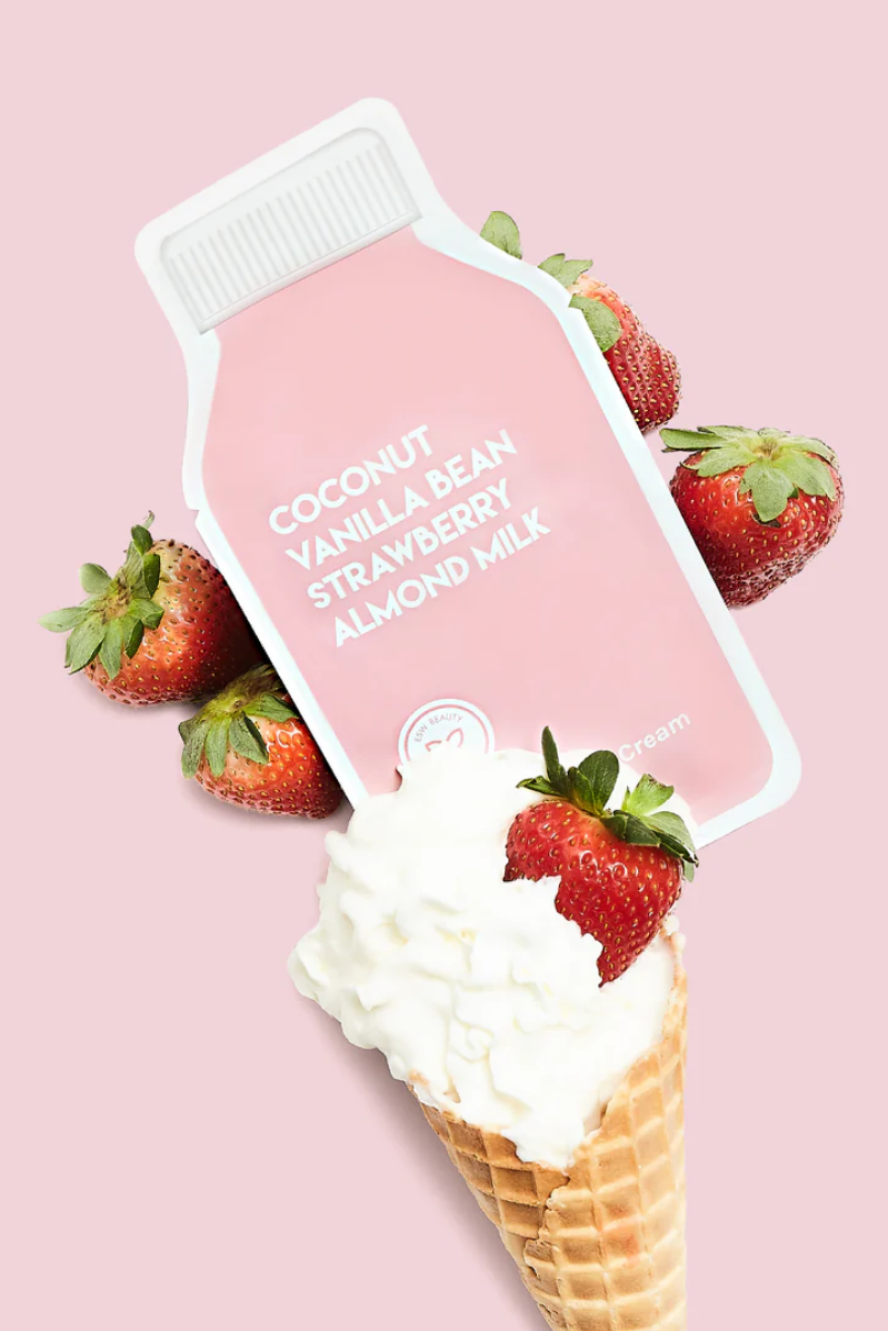 Strawberries + Cream Raw Juice Sheet Mask