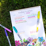Color-In Spiral Daily Planner