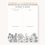 Color-In Spiral Daily Planner