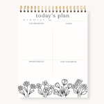 Color-In Spiral Daily Planner