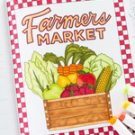 Farmers Market Coloring Book