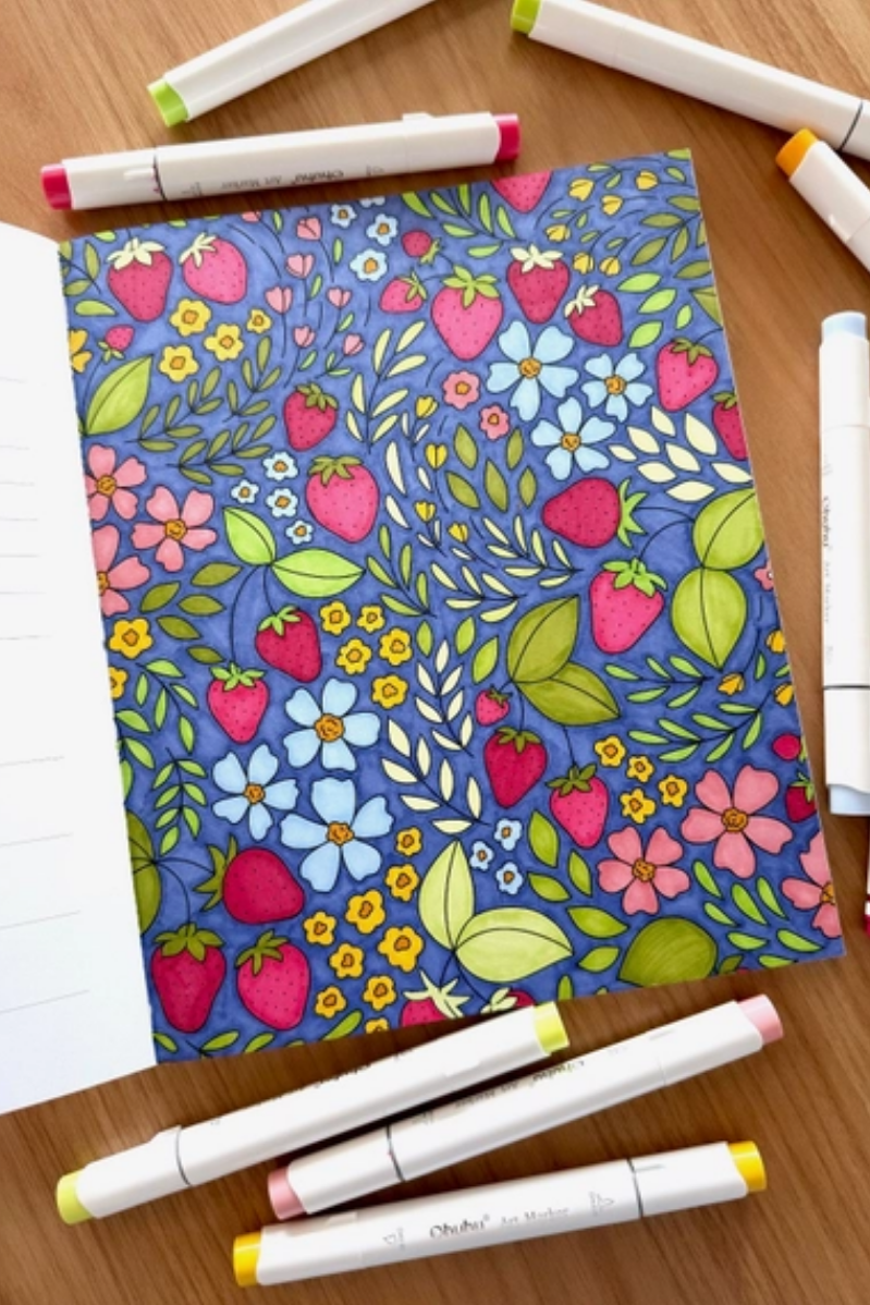 Farmers Market Coloring Book