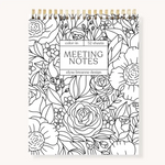 Color-In Spiral Meeting Notes