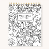 Color-In Spiral Meeting Notes