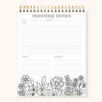 Color-In Spiral Meeting Notes