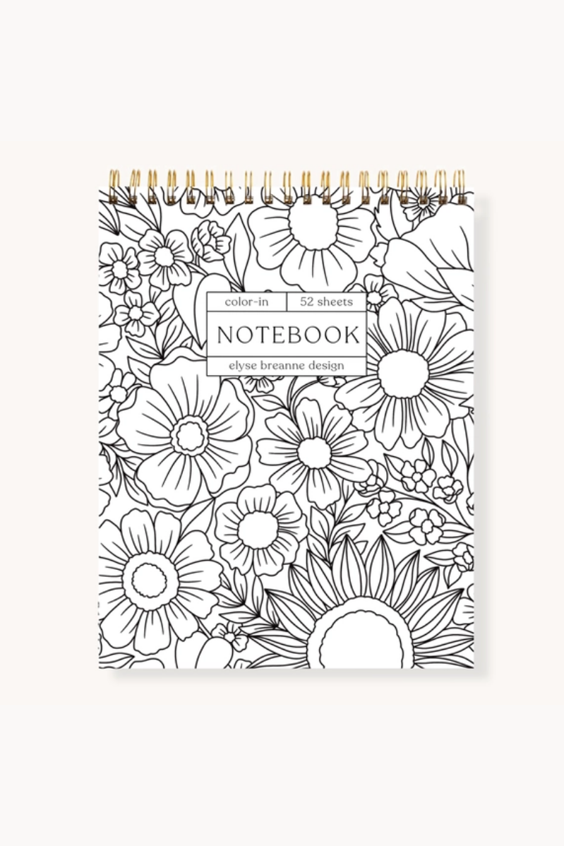 Color-In Spiral Notebook