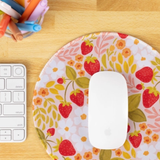 Floral Mousepad | Strawberry Patch