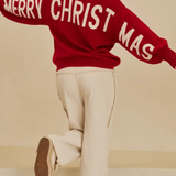 Cozy Holiday Graphic Knit Pullover