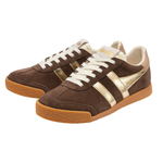 Gola Elan Glitz Sneakers | Dark Brown + Gold