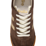 Gola Elan Glitz Sneakers | Dark Brown + Gold