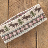 Intarsia Head Warmer - Pink Moose | Natural Life