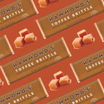 Toffee Brittle Dark Chocolate Bar | Hammond's Candies
