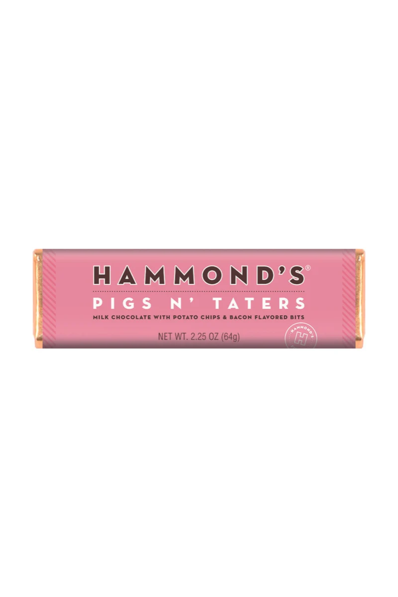 Pigs N' Taters Milk Chocolate Bar | Hammond's Candies