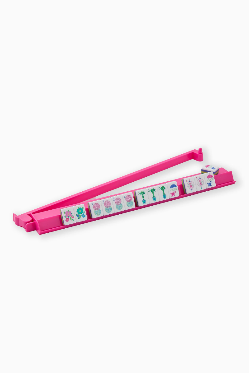 Hot Pink Rack & Pusher Set | Oh My Mahjong