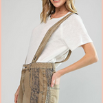 Suspended Shorts + Bandana Print Detail