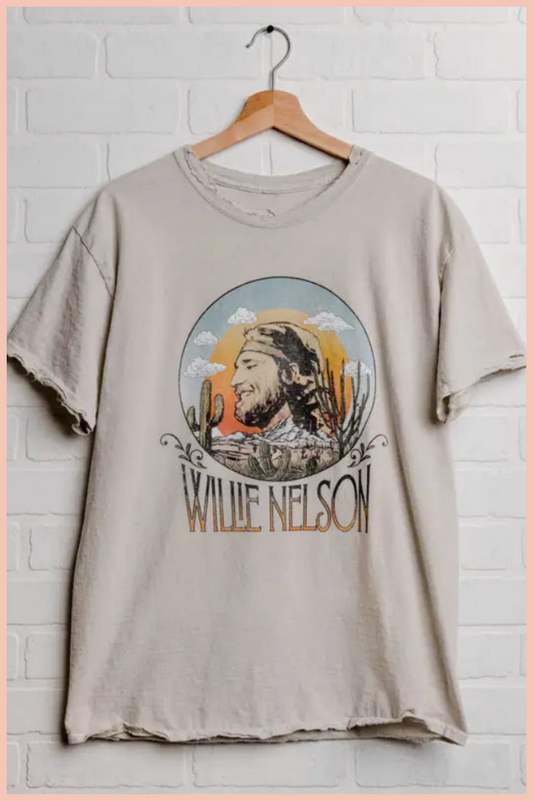WILLIE NELSON BAND TEE | OFF WHITE