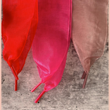 Chiffon Ribbon Shoelaces - 4cm