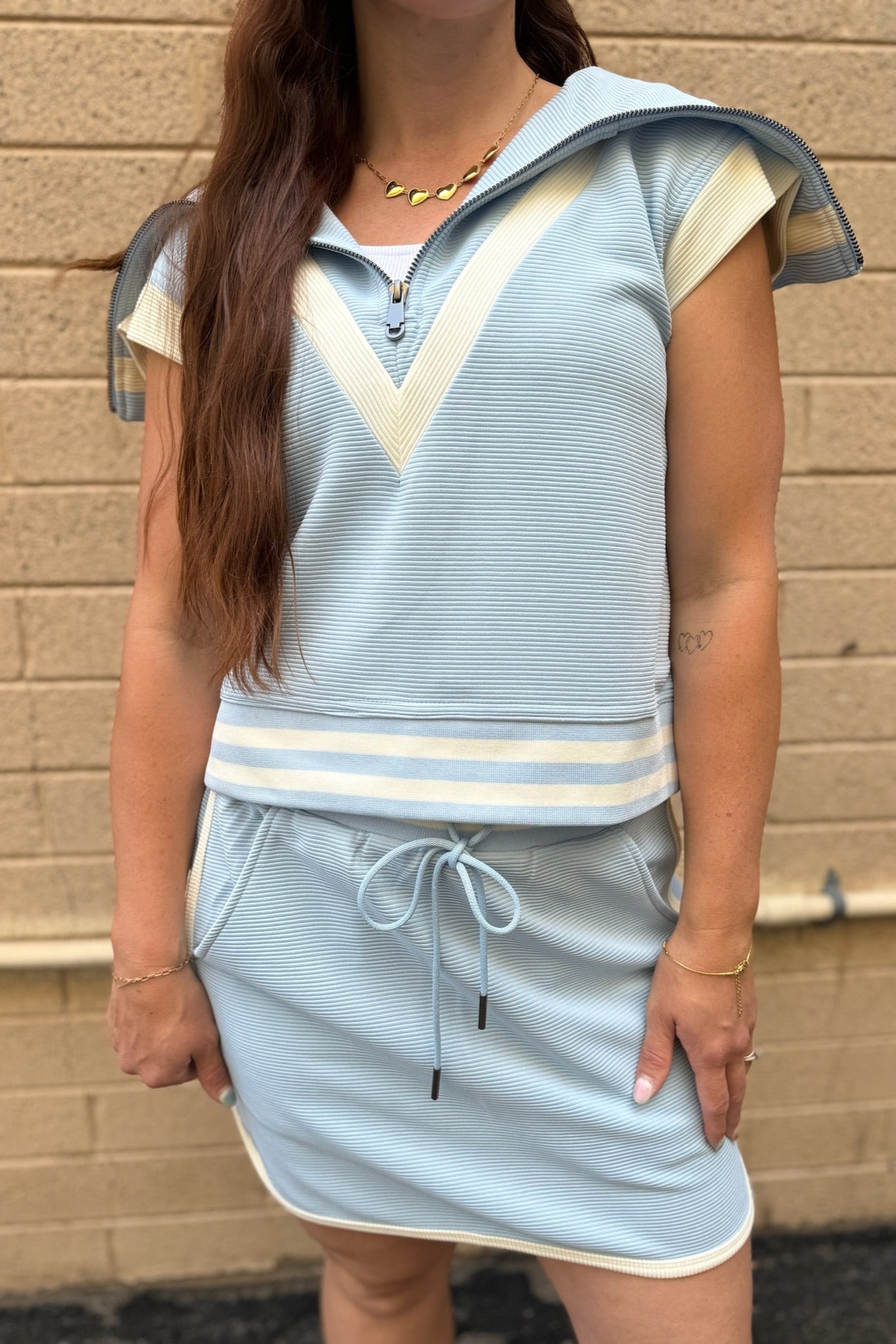 Sporty Chic Jersey Set