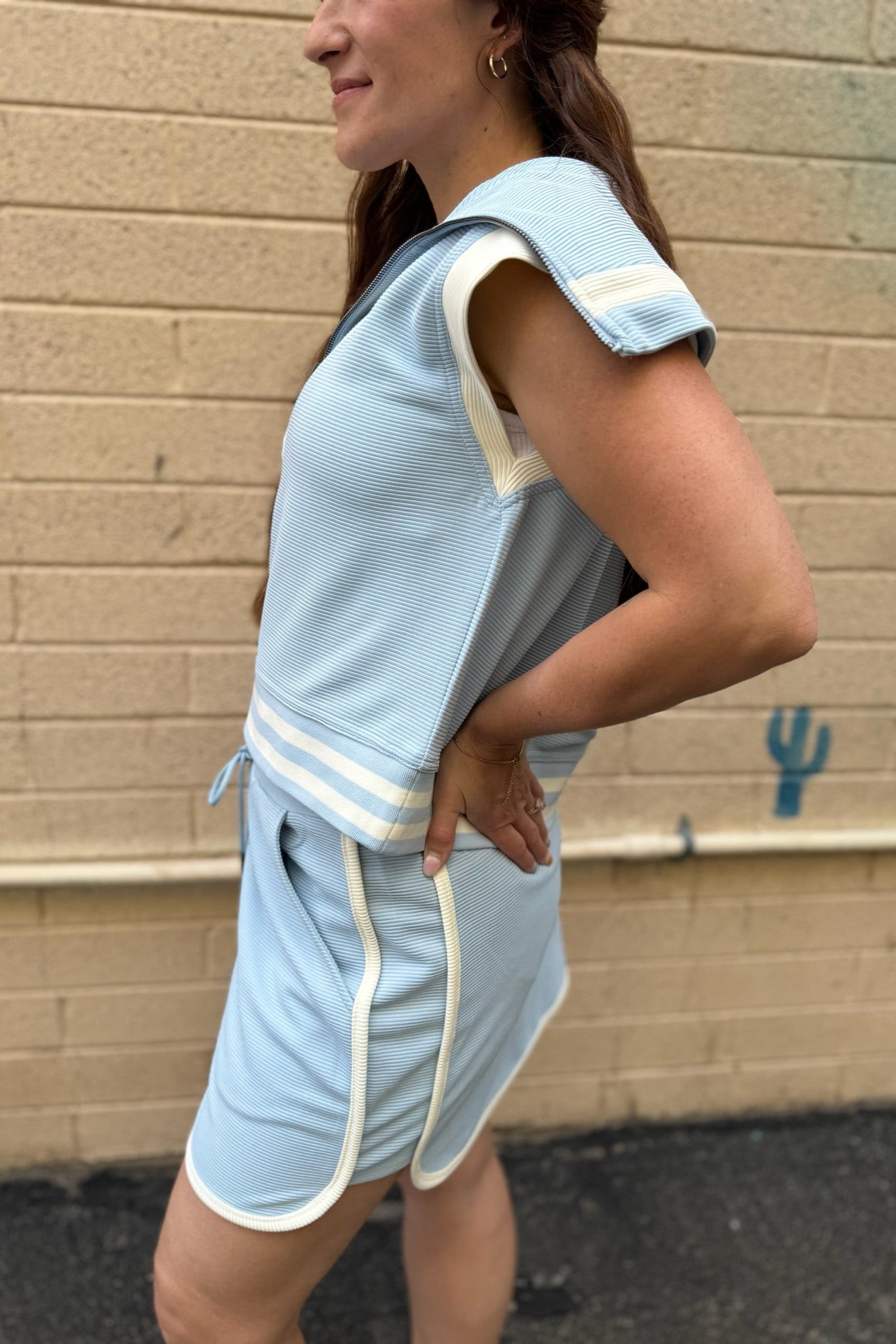 Sporty Chic Jersey Set