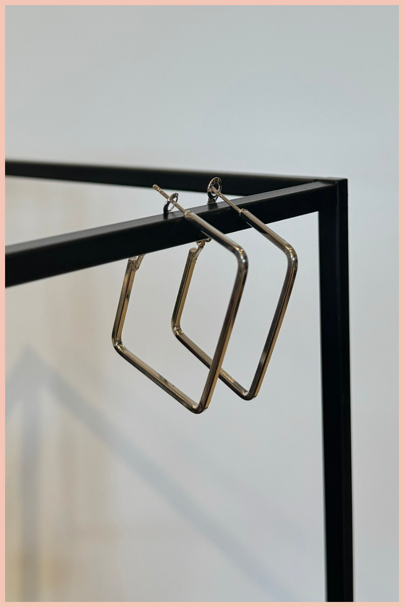 SQUARE HOOP EARRINGS | MORE COLORS AVAILABLE!