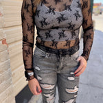 RISEN Distressed Relaxed Fit Rolled Skinny Jean