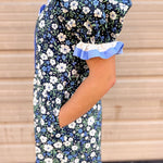 Itsy Ditsy Floral Dress | Blue