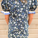 Itsy Ditsy Floral Dress | Blue