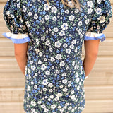 Itsy Ditsy Floral Dress | Blue