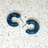 Bright Acrylic Hoop Earrings | Dolphin