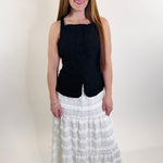 Lace in Bloom Tiered Midi Skirt